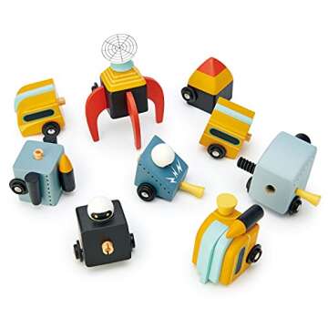 Tender Leaf Toys Space Race - Creative Space Vehicles Set