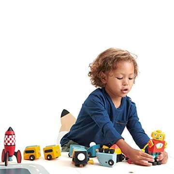 Tender Leaf Toys Space Race - Creative Space Vehicles Set