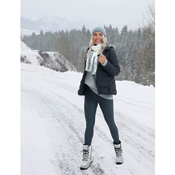 CRZ YOGA Women's Fleece Lined Leggings - Warm Winter Comfort