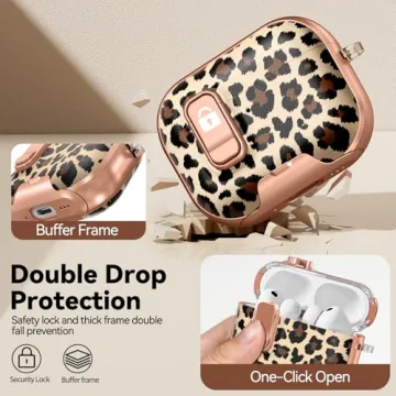 Stylish Polislime AirPods Pro 3 Case with Lock and Stand