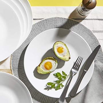 Corelle Livingware Winter Frost Dinner Plates Set of 6