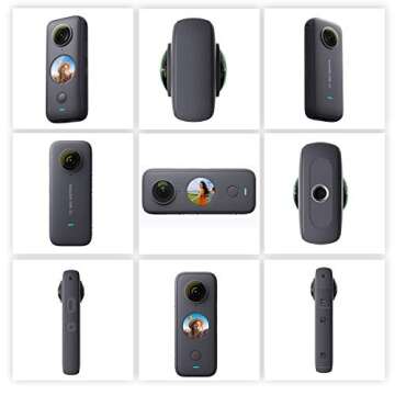 insta360 ONE X2 Waterproof Action Pocket Camera + SanDisk 64GB Extreme Memory Card + Handheld Monopod (extends to 43in) - Great Starter Bundle!, 5.7K