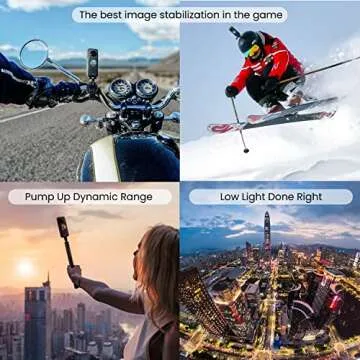insta360 ONE X2 Waterproof Action Pocket Camera + SanDisk 64GB Extreme Memory Card + Handheld Monopod (extends to 43in) - Great Starter Bundle!, 5.7K