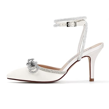 Ivory Heels for Women - Elegant Bridal Shoes by ElegantPark