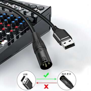 High Quality USB to XLR Cable for Premium Sound Connection