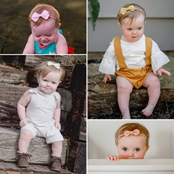 Charming LittleJoJo Baby Girl Headbands and Bows Set