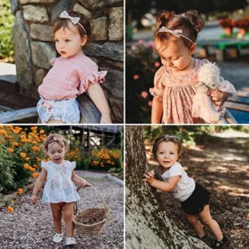 Charming LittleJoJo Baby Girl Headbands and Bows Set