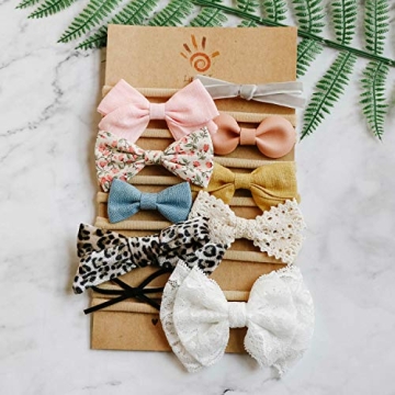 Charming LittleJoJo Baby Girl Headbands and Bows Set