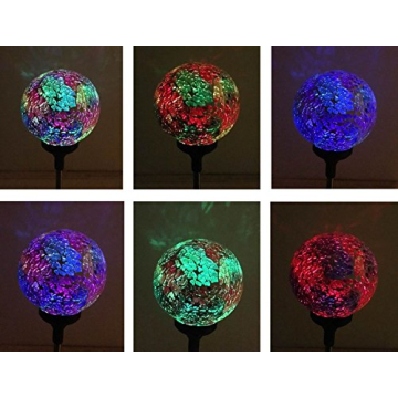 Colorful Ball Solar Light for Enchanting Garden Illumination