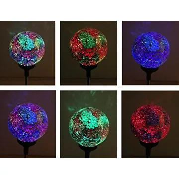 Colorful Ball Solar Light for Enchanting Garden Illumination
