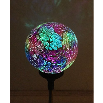 Colorful Ball Solar Light for Enchanting Garden Illumination