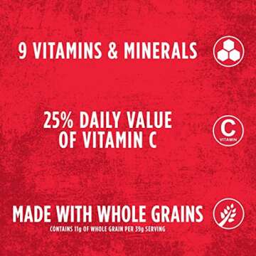 Kellogg's Froot Loops Breakfast Cereal Cups, Fruit Flavored, Breakfast Snacks with Vitamin C, Original, 18oz Case (12 Cups)