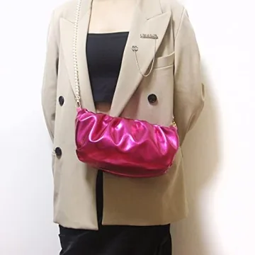 Stylish NAARIIAN Dumpling Bag with Chain Strap