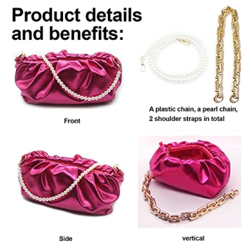 Stylish NAARIIAN Dumpling Bag with Chain Strap