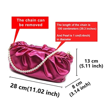 Stylish NAARIIAN Dumpling Bag with Chain Strap
