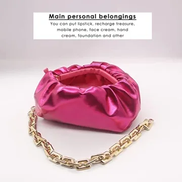 Stylish NAARIIAN Dumpling Bag with Chain Strap