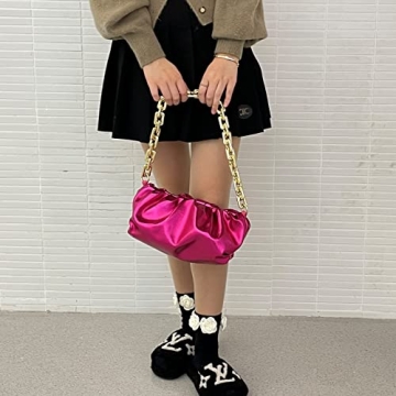 Stylish NAARIIAN Dumpling Bag with Chain Strap