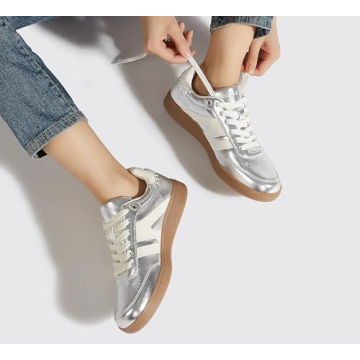 LUCKY STEP Women Classic Retro Sneakers for Comfort Style