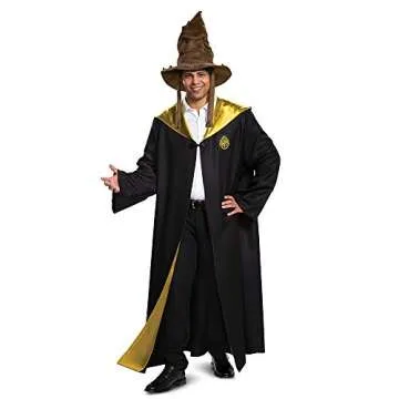Disguise Harry Potter Sorting Hat Deluxe Costume Accessory Adult Size Character Dress Up Headwear, Brown