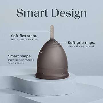 Saalt Soft Menstrual Cup & Cup Wash Bundle Reusable 10 Years