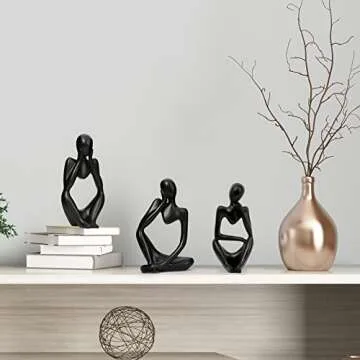 Unique INNOLITES Resin Abstract Thinker Statue for Home