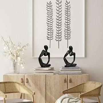 Unique INNOLITES Resin Abstract Thinker Statue for Home