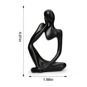 Unique INNOLITES Resin Abstract Thinker Statue for Home