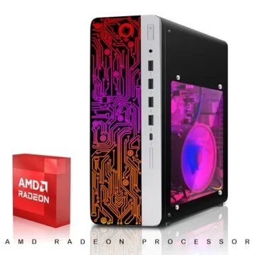HP Gaming PC with AMD Pro A10, RX 550, RGB Keyboard