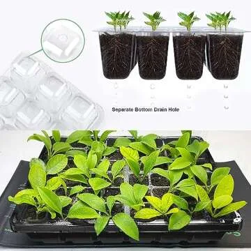 CANNABMALL Seed Starter Tray with Samsung Grow Lights