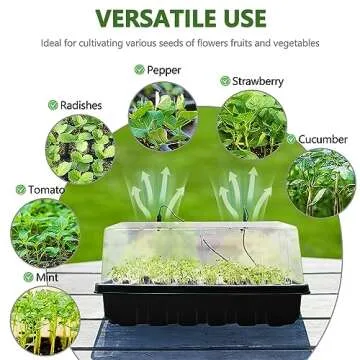 CANNABMALL Seed Starter Tray with Samsung Grow Lights