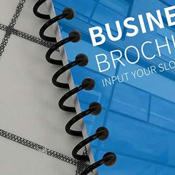 Rayson 15.9mm Plastic Spiral Coil Binding 3:1 Pitch, 140 Sheets Capacity, Black Spines - Great for O...