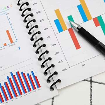 Rayson 15.9mm Black Plastic Binding Coils for All Uses