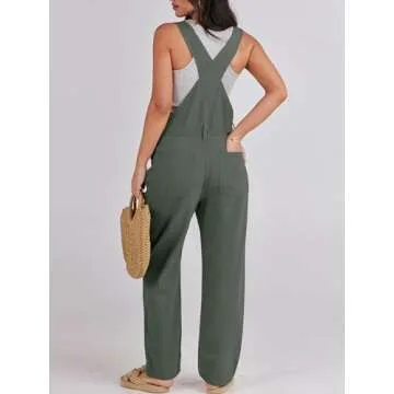 ANRABESS Womens Jean Overalls Loose Fit Adjustable Strap Denim Jumpsuits Rompers Bib Overall 2025 Sp...