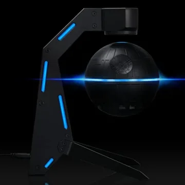 AKMTRD Magnetic Levitation Bluetooth Speaker,Playing Music and Floating in The air,with 5W Louder Sound,Bluetooth 5.1,Cool Tech Gadgets for Men,Unique Gifts for Home Office Decor