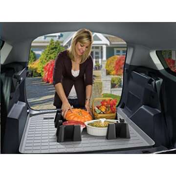 WeatherTech CargoTech – Automotive Trunk Organizer Blocks, Trunk Divider, Cargo Containment System for Car/SUV/Van Trunk, Set of 4