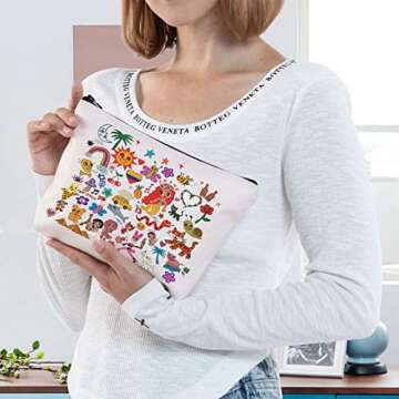 BWWKTOP Manana Sera Bonito Cosmetic Makeup Bag Latin Singer Fans Gift Music Album Makeup Zipper Pouch Bag Singer Album Merchandise (Manana)