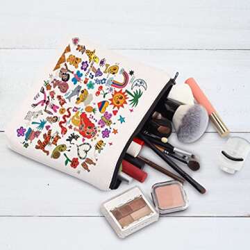 BWWKTOP Manana Sera Bonito Cosmetic Makeup Bag Latin Singer Fans Gift Music Album Makeup Zipper Pouch Bag Singer Album Merchandise (Manana)