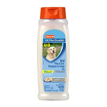 Hartz UltraGuard Rid Flea & Tick Oatmeal Dog Shampoo with Soothing Ingredients