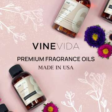 VINEVIDA 24K Gold Fragrance Oil - Natural Candle Scents