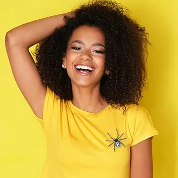 Victorian Style Spider Brooch with Mother of Pearl & Rhinestones