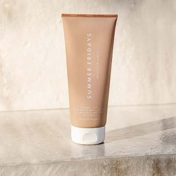 Summer Fridays Summer Silk Nourishing Body Lotion - Hydrating Body Lotion with Hyaluronic Acid, Shea Butter, Grapeseed Oil, and Cocoa Butter - Non-Greasy Body Lotion for Everyday Use (6.7 Fl Oz)