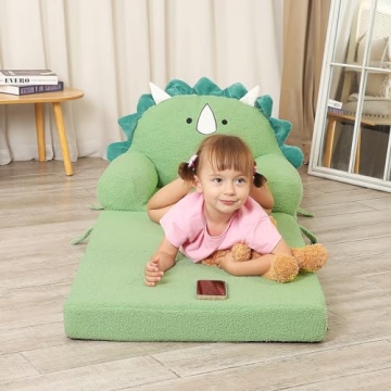 MOMCAYWEX Kids Sofa, Triceratops Toddler Couch