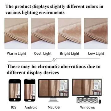 StangH Bedroom Blush Curtain Panels - Cozy Soft Luxurious Velvet Drapes with New Twist Tab Design, Light Dimming Heat Insulated Panels for Girls Room, Blush Beige, W52 x L108-inch, Double Panels