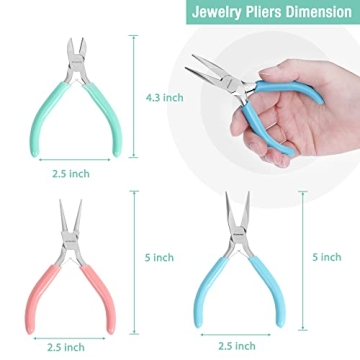 Crafting with Ease: WORKPRO Jewelry Pliers Set