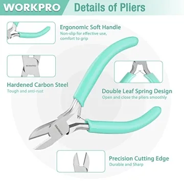 Crafting with Ease: WORKPRO Jewelry Pliers Set