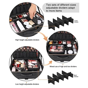 Relavel Extra Large Makeup Bag - Stylish and Functional