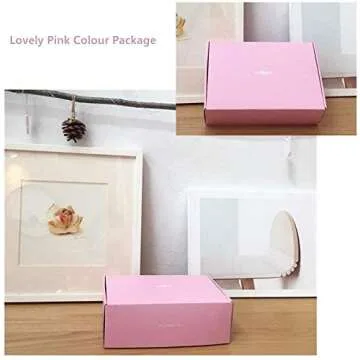 UNIQOOO Elegant Acrylic Gold Finish Stationery Set - 5 Count