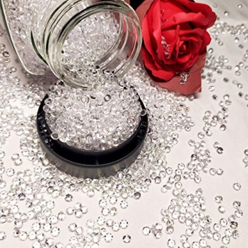 HAVII 4.2mm 10000pcs Acrylic Crystal Diamond for Vase Fillers Table Scatter Wedding Decoration Event...