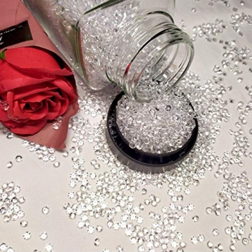 HAVII 10,000pcs Clear Acrylic Crystal Diamonds for Crafts