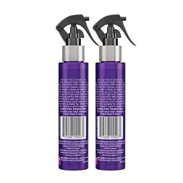 John Frieda Frizz Ease 3 Day Straight Heat Protection Spray, Keeps Hair Straight and Frizz-Free for 3 Days, Keratin-Infused Flat Iron & Styling Spray for a Smooth, Sleek Finish, 3.5 Oz, Pack of 2